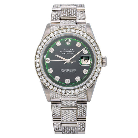 Rolex Datejust 36MM Green Diamond Dial