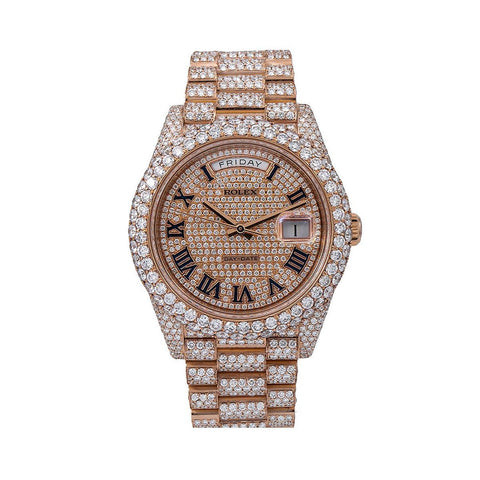 Rolex Day-Date 40MM Roman Dial Rose Gold President