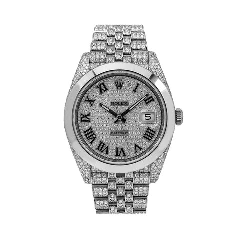 Rolex Datejust 41MM Roman Dial Full Diamond Jubilee