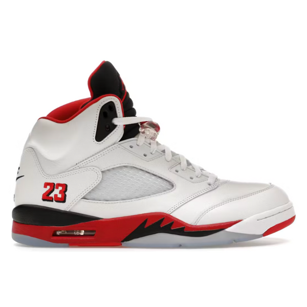 Air Jordan 5 Fire Red Black Tongue