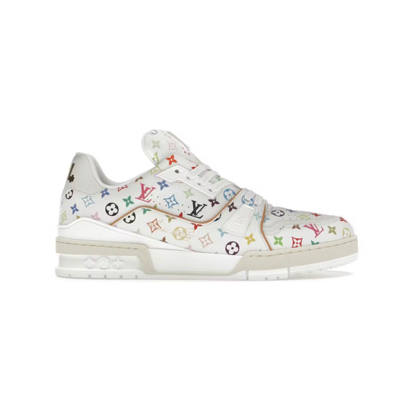 Louis Vuitton LV Trainer Takashi Murakami White