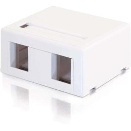 2 Port Kystn Jack Mount Bx Wht 03833 By C2G