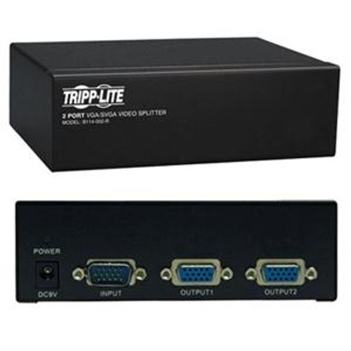 2 Port Video Splitter B114 002 R By Tripp Lite