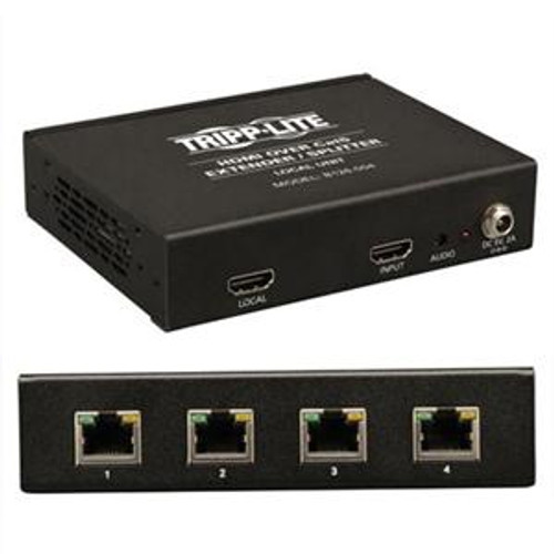 4Port Hdmi Over Cat5 Extender B126 004 By Tripp Lite Mfg Co