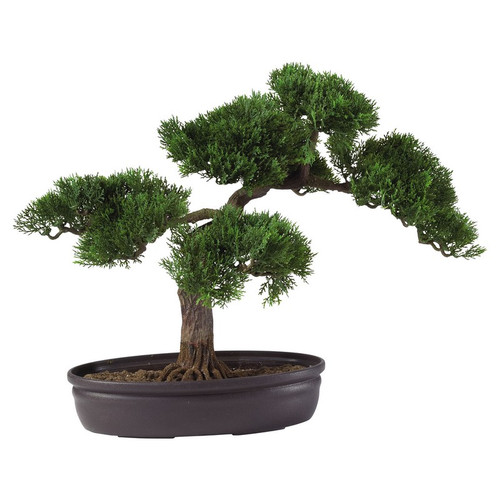 16 Cedar Bonsai Tree 4106 By Nearly Natural