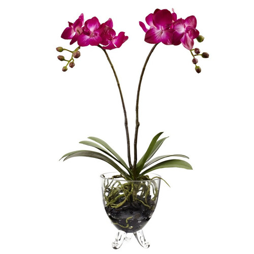 Double Phalaenopsis Elegance Arrangement 4831 By Nearly Natural
