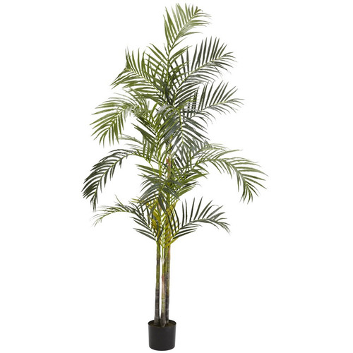 7 Areca Palm Tree X 4 W 564 Lvs 5317 By Nearly Natural