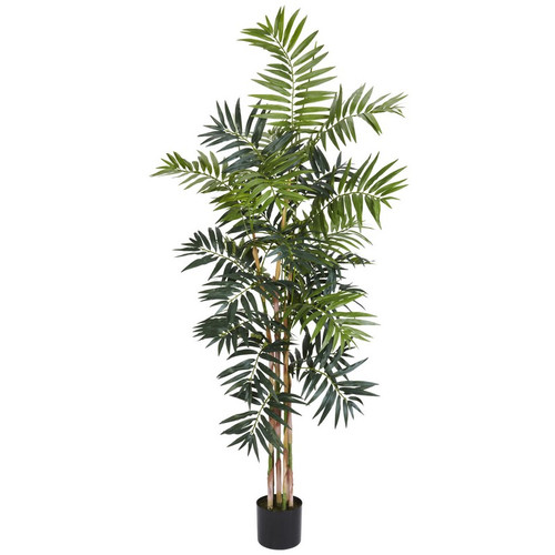 5 Bamboo Palm Tree X 6 W 582 Lvs 5319 By Nearly Natural