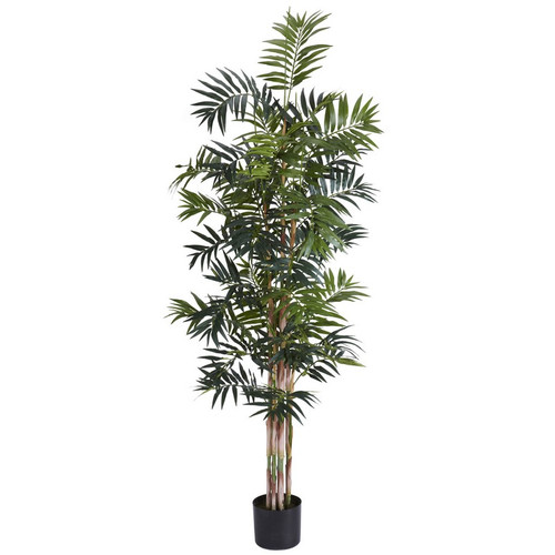 6 Bamboo Palm Tree X 8 W 776 Lvs 5320 By Nearly Natural