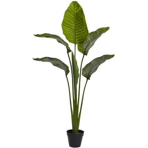 60 Travelers Palm Tree W 6 Lvs Uv Resist Indoor Outdoor 5445 By Nearly Natural
