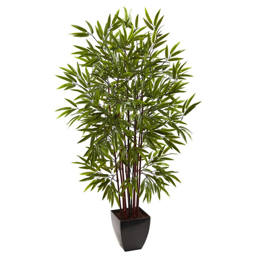 5 Bamboo Tree X 12 W Planter 5458 By Nearly Natural