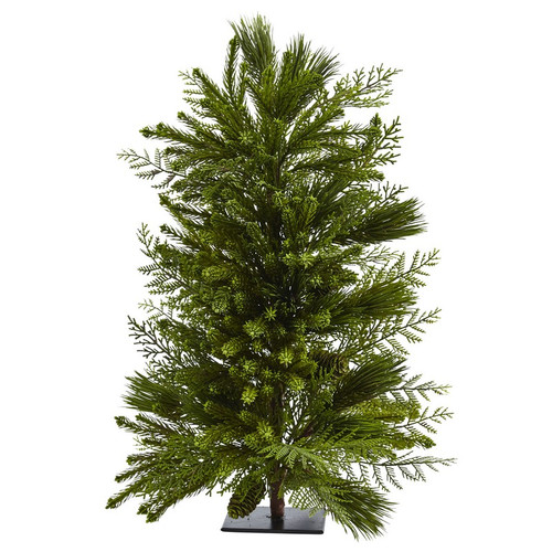 26 Mixed Pine Tree 5476 By Nearly Natural
