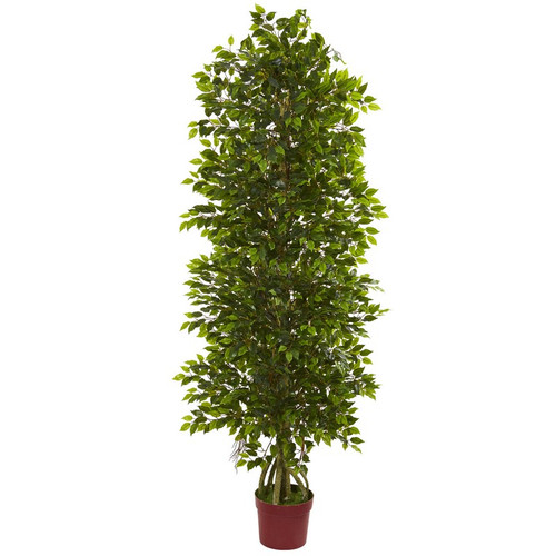 6 4 Tier Mini Ficus W 3105 L Uv Resistant Indoor Outdoor 5492 By Nearly Natural