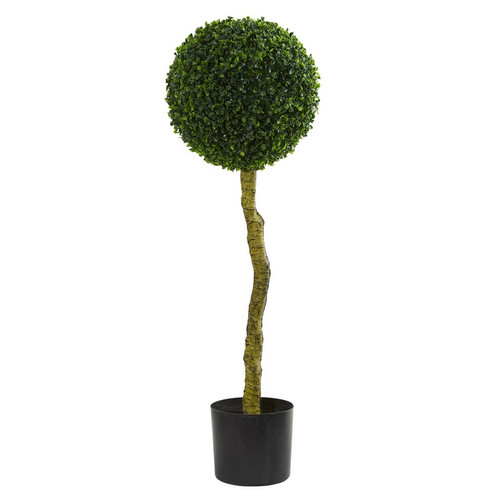 3 5 Boxwood Topiary Uv Resistant Indoor Outdoor 5520 By Nearly Natural