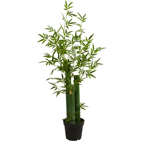 5 Green Bamboo Artificial Tree 5594 By Nearly Natural