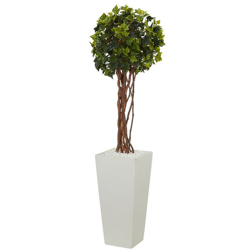 3 English Ivy Tree In Vase Uv Resistant Indoor Outdoor 5862 By Nearly Natural
