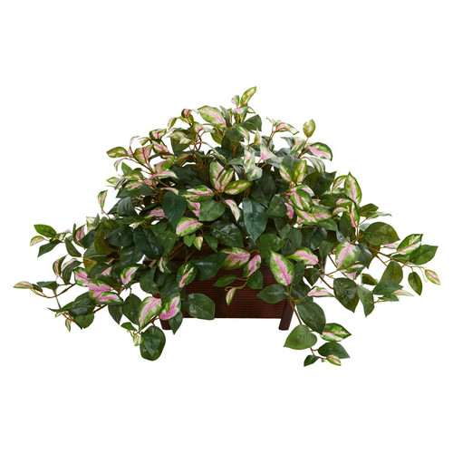 16 Hoya Artificial Plant In Decorative Planter 8203 By Nearly Natural