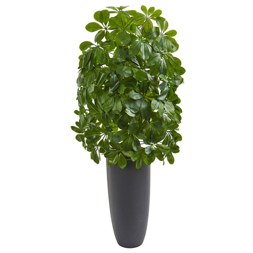 3 5 Schefflera Artificial Plant In Planter Real Touch 8233 By Nearly Natural