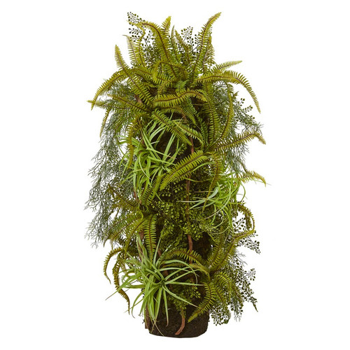 40 Mixed Forest Foliage Artificial Plant On Trunk 8334 By Nearly Natural