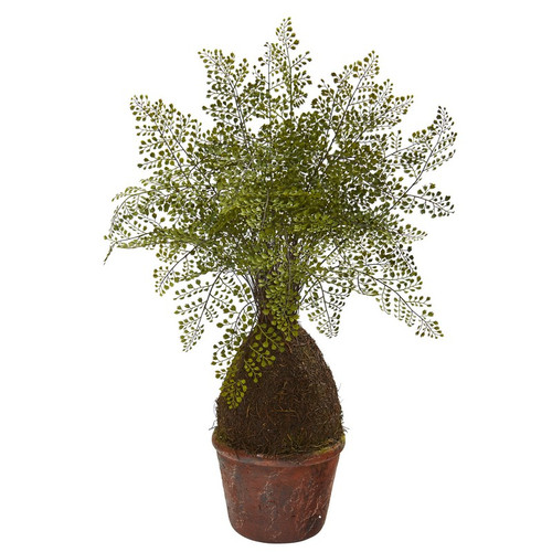 32 Maiden Hair Fern Artificial Plant In Decorative Planter 8336 By Nearly Natural
