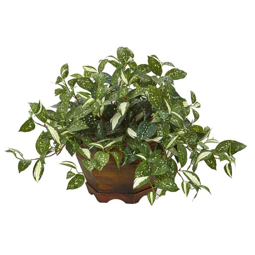 22 Florida Beauty Artificial Plant In Decorative Planter 8998 By Nearly Natural