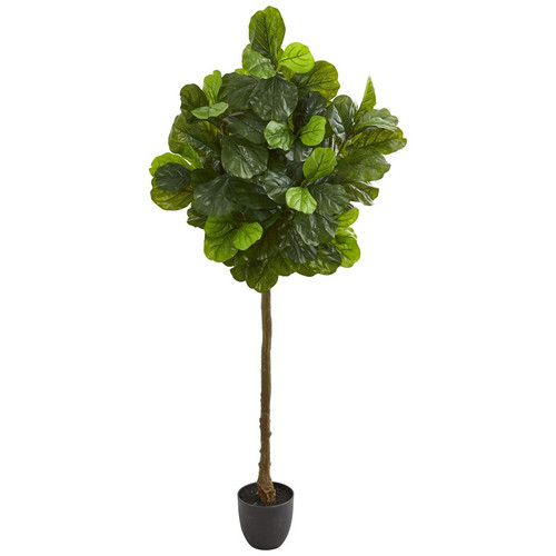 6 Fiddle Leaf Artificial Tree Real Touch 9114 By Nearly Natural