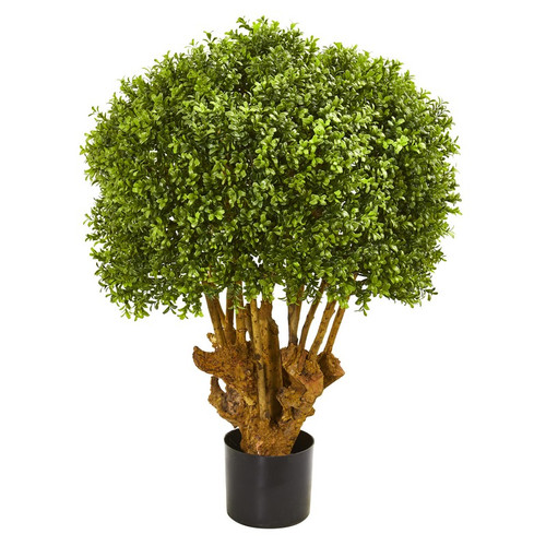 3 Boxwood Artificial Topiary Tree Indoor Outdoor 9158 By Nearly Natural