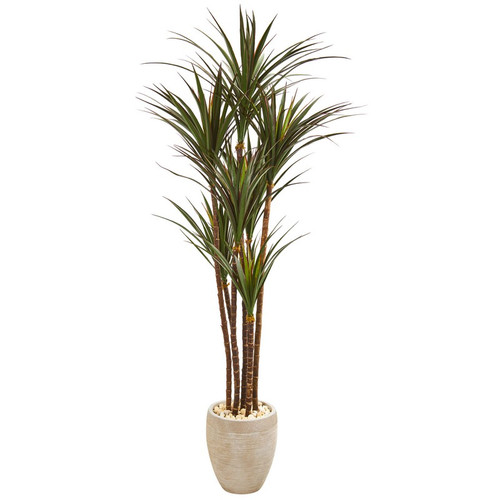 68 Giant Yucca Artificial Tree In Planter Uv Resistant 9649 By Nearly Natural