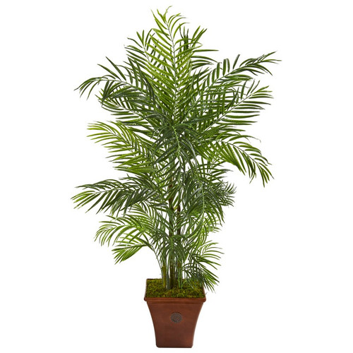 5 Areca Palm Tree In Planter Uv Resistant Indoor Outdoor 9831 By Nearly Natural