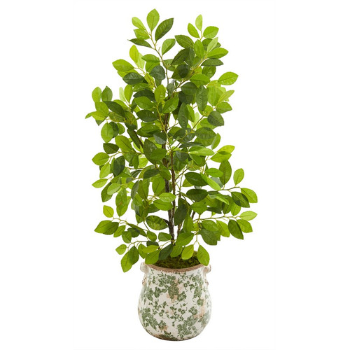 36 Ficus Artificial Tree In Floral Planter 9922 By Nearly Natural