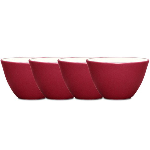 Colorwave Raspberry Set Of 4 Mini Bowls, 4", 7 Oz. 8045-776D By Noritake