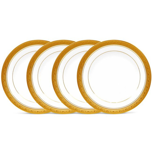 Crestwood Gold Set Of 4 Bread & Butter/Appetizer Plates, 6.25" 4167-404D By Noritake