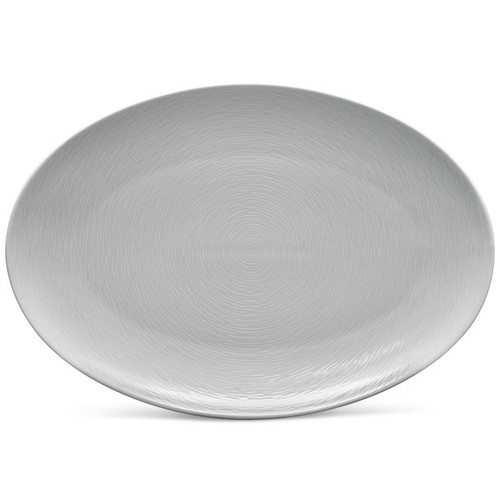 Gog Swirl Oval Platter, 16" 4390-414 By Noritake
