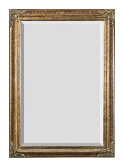 Mini Grand Victorian Mirror 24X36 Burl Marble Gold 10041535 By AFD