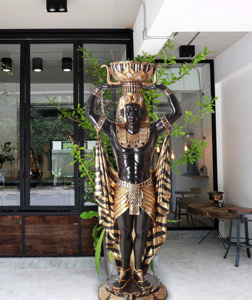 Egyptian Male Plant Holder Novelty Decor 10152770 By AFD