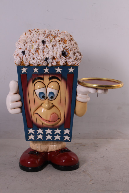 Popcorn Waiter 3Ft Statue Novelty Movie Room Decor 10367800 By AFD