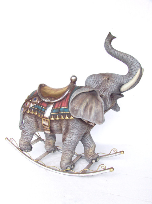 45"H Rocking Elephant Statue Novelty Collectable Decor 10424376 By AFD