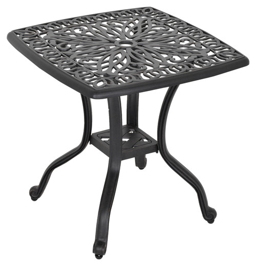 Grand Bonaire Weave Side, Occasional Table 21 Inches. Bridgeton Moore Outdoor Aluminum Patio 10866941 By AFD