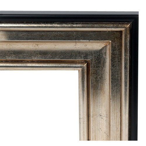 Contempo Silver Black Frame 24X36 Silver Black 11001279 By AFD