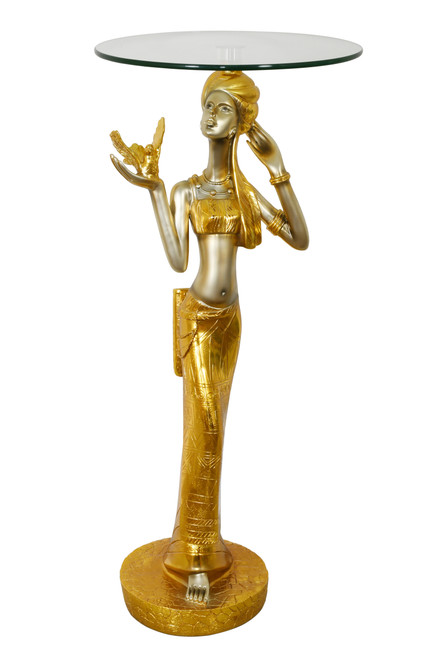 Golden Lady Pedestal Table 12024008 By AFD