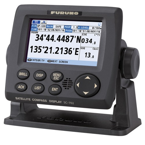 Satellite Compass 4.3In Color Lcd Display 3 Gps Antenna Receivers - SKU178846