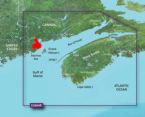 G3 Vision Bay Of Fundy (Cartography - Garmin Vision) - SKU179238