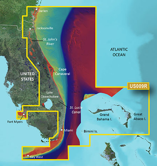 G3 Vision Jacksonville To Key West (Cartography - Garmin Vision) - SKU179251