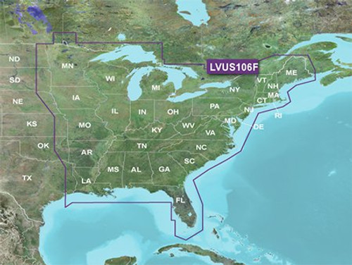 Lakevu G3 Ultra Us - East (Cartography - Garmin G3) - SKU179292