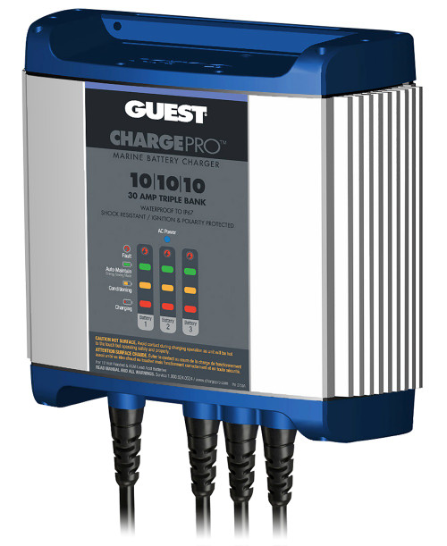 30A 3 Bank 120V Input Battery Charger (Battery - Chargers) - SKU179312
