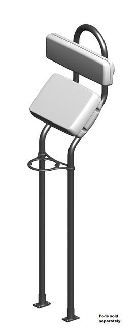 Angleguard 9.5In Wide 1.25In Tube Double Bend (Installation Pods) - SKU180206