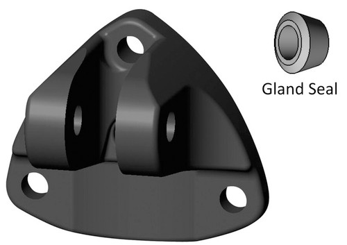 Mounting Bracket With Gland Seal - New Style (Trim Tabs) - SKU182353