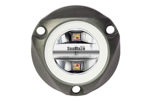 Mini Spectrum Rgbw Led Underwater Light Anodized Aluminum 12/24V - SKU183701