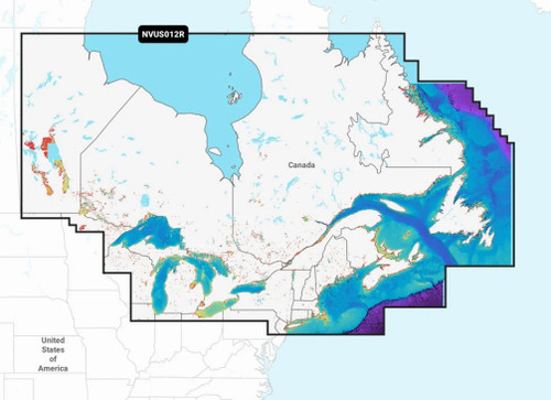 Navionics+ Vision+ Canada East & Great Lakes Microsd - SKU183758