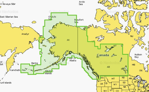 Naus013R Canada, West And Alaska Microsd (Cartography - Navionics Plus) - SKU183764